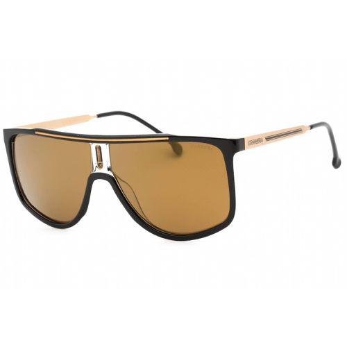 Women's Sunglasses - Black Gold Square Shape Frame / 1056/S 02M2 YL - Carrera - Modalova