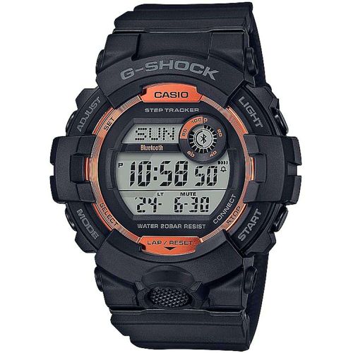 Men's Watch - G-Shock Black and Orange Digital Dial Strap / GBD-800SF-1CR - Casio - Modalova