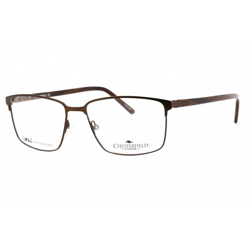 Men's Eyeglasses - Brown Full Rim Rectangular Frame / CH 78XL 009Q 00 - Chesterfield - Modalova