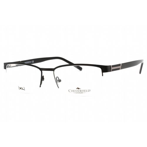 Men's Eyeglasses - Matte Black Rectangular Metal Frame / 65XL 0003 00 - Chesterfield - Modalova