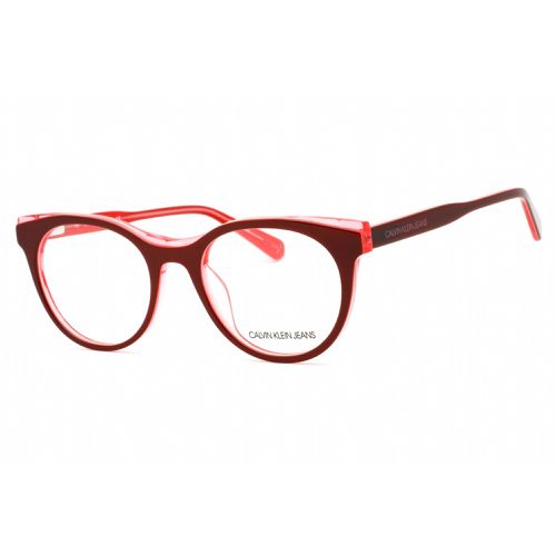Women's Eyeglasses - Burgundy/Crystal Azalea Frame / CKJ19511 609 - Calvin Klein Jeans - Modalova