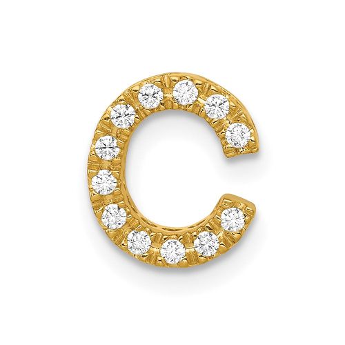 K Diamond Initial C Charm - Jewelry - Modalova