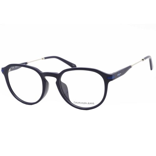 Unisex Eyeglasses - Navy Plastic Frame Clear Lens / CKJ19707A 405 - Calvin Klein Jeans - Modalova
