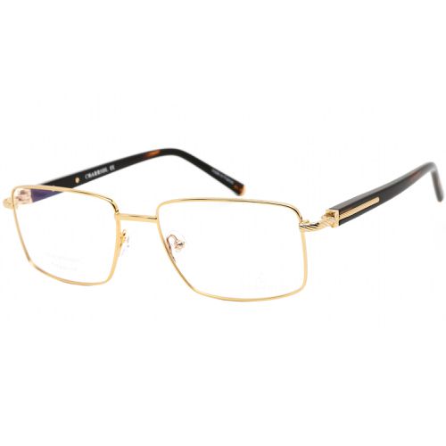 Women's Eyeglasses - Shiny Gold/Tortoise Rectangular Frame / PC75082 C03 - Charriol - Modalova