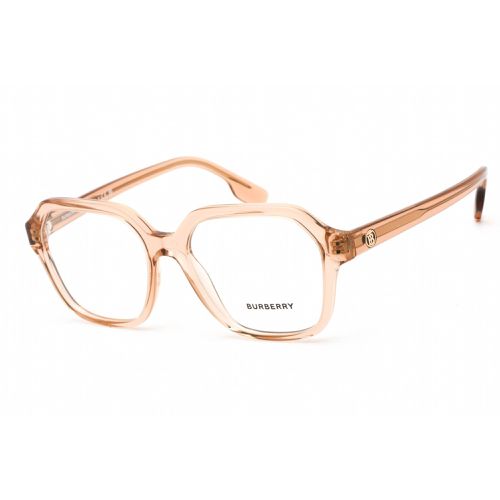 Women's Eyeglasses - Clear Lens Peach Plastic Square Frame / 0BE2358 3358 - BURBERRY - Modalova