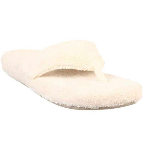 Women's Slippers - Contoured Footbed Spa Thong, Natural, Medium / A10454AAHWM - Acorn - Modalova