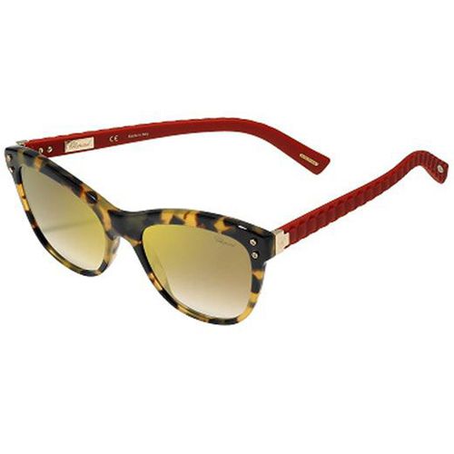 Women's Sunglasses - Tortoise Frame Gold Lens / SCH214S-777G-53-18-140 - Chopard - Modalova