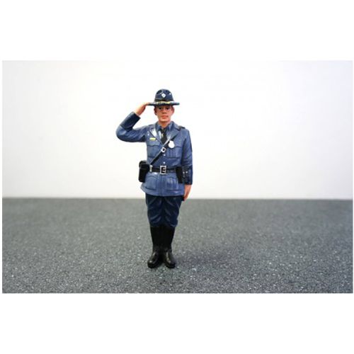 State Trooper Brian Figure - 4 inch For 1:18 Diecast Model Cars - American Diorama - Modalova