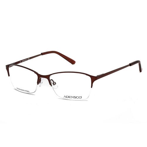 Women's Eyeglasses - Burgundy Rectangular Full Rim Frame / Ad 208 0DC4 00 - Adensco - Modalova