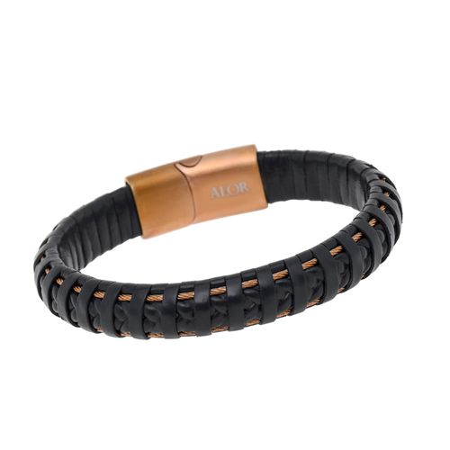 Stainless Steel Bangle Bracelet 04-91-BL35-00 - Alor - Modalova