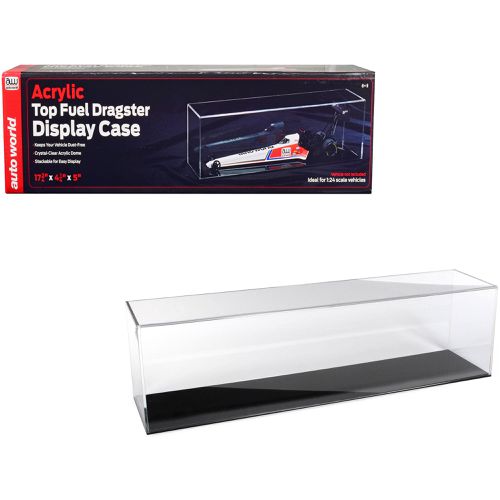Display Show Case - Acrylic Top Fuel Dragster for 1/24 Scale Model Cars - Autoworld - Modalova