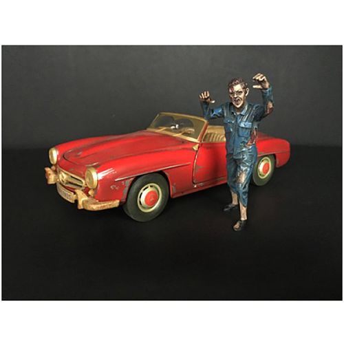 Figurine II - Zombie Mechanic for 1/24 Scale Models Blister Pack - American Diorama - Modalova
