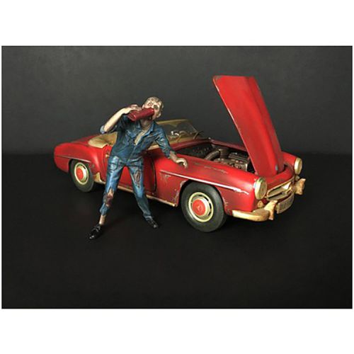 Figurine III - Zombie Mechanic for 1/24 Scale Models Blister Pack - American Diorama - Modalova