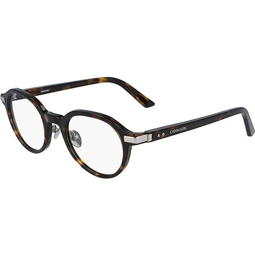 Men's Eyeglasses - Dark Tortoise Round Frame / CK20504 235 - Calvin Klein - Modalova