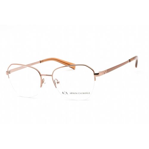Women's Eyeglasses - Rose Gold Frame Clear Demo Lens / 0AX1045 6103 - Armani Exchange - Modalova