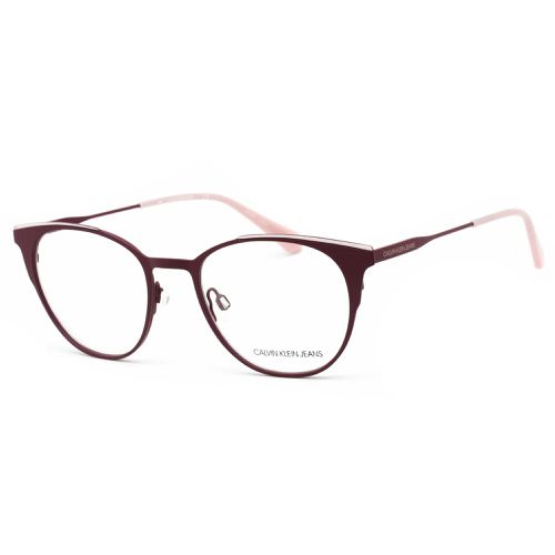 Unisex Eyeglasses - Purple/Crystal Pink Cat Eye / CKJ21208 502 - Calvin Klein Jeans - Modalova