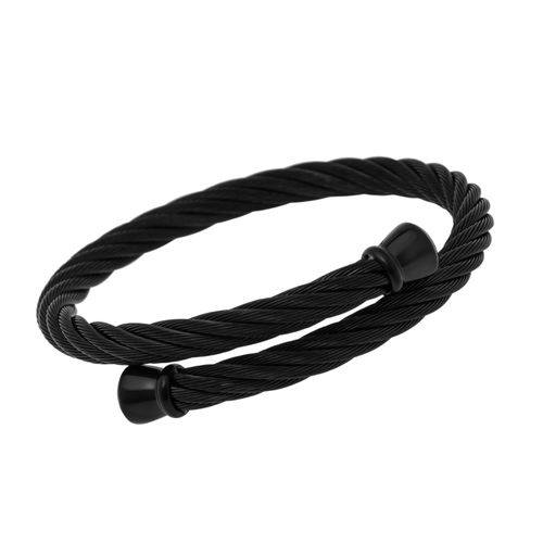 Stainless Steel Cable Bangle Bracelet 04-12-0002-00 - Alor - Modalova