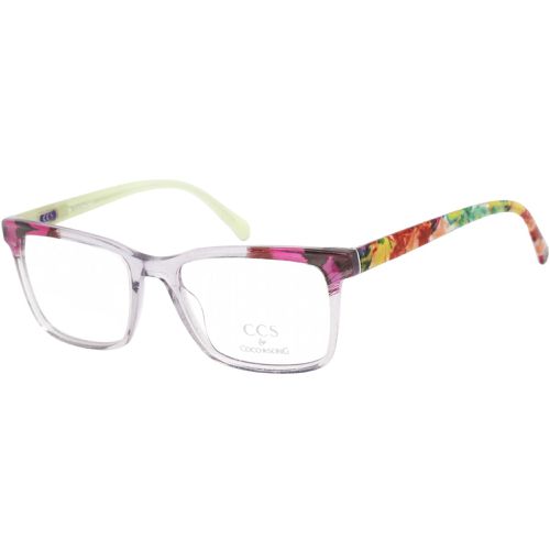 Unisex Eyeglasses - Clear Lens Multicolor Square Frame / CCS108 05-09 - Ccs By Coco Song - Modalova
