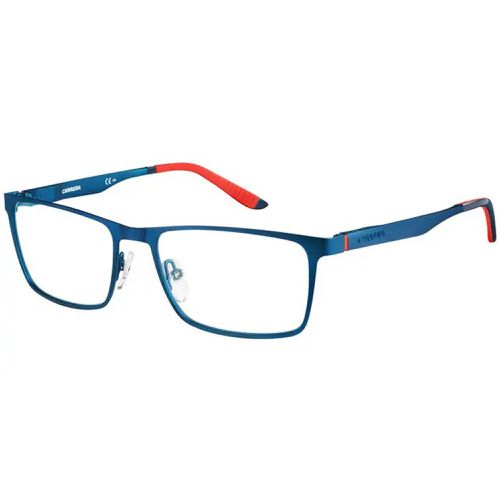 Men's Eyeglasses - Semi Matte Blue Rectangular Shape Frame / Ca 8811 05R1 00 - Carrera - Modalova