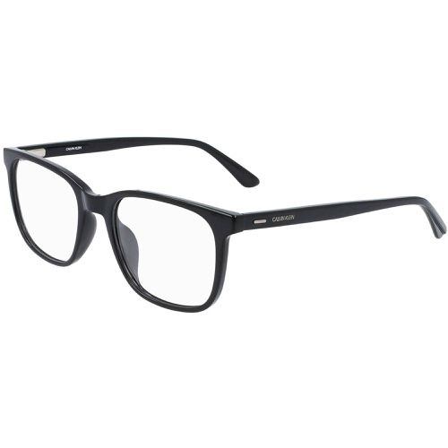 Unisex Eyeglasses - Black Rectangular Shape Plastic Frame / CK21500 001 - Calvin Klein - Modalova