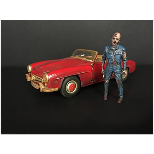 Figurine I - Zombie Mechanic for 1/24 Scale Models Blister Pack - American Diorama - Modalova