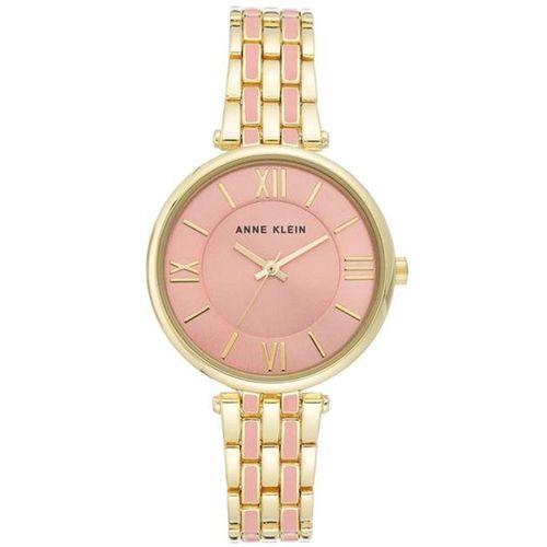 Women's Quartz Watch - Pink Dial Two Tone Bracelet / 3276PKGB - Anne Klein - Modalova