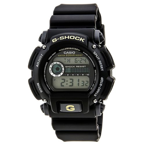 DW9052-1B Men's G-Shock Classic Sport Digital Dial Multi-Functional Black Resin Dive Watch - Casio - Modalova