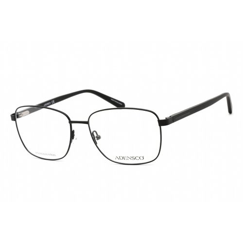 Men's Eyeglasses - Matte Black Stainless Steel Square Frame / AD 138 0003 00 - Adensco - Modalova
