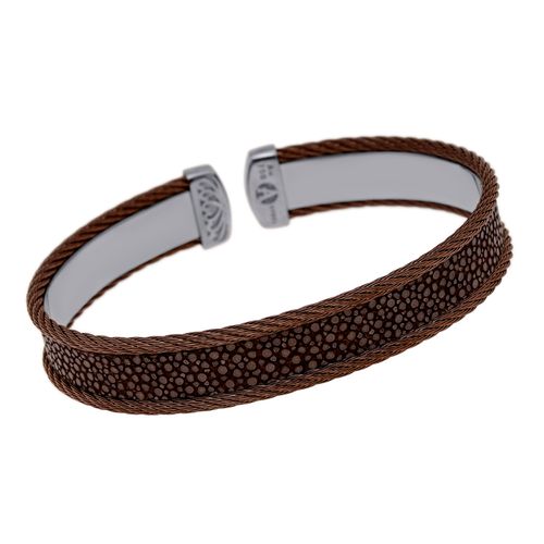 Stainless Steel Cuff Bracelet 04-55-M755-00 - Alor - Modalova