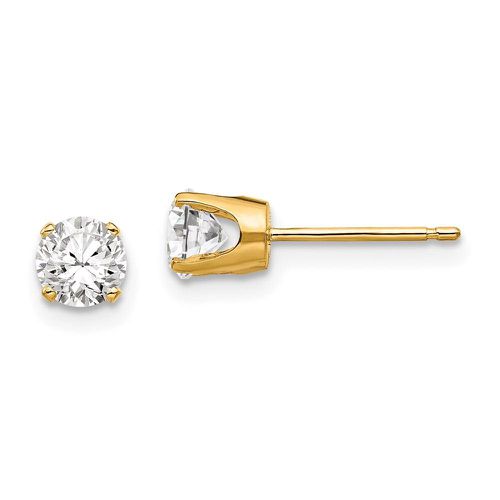 K 4.5mm CZ stud earrings - Jewelry - Modalova