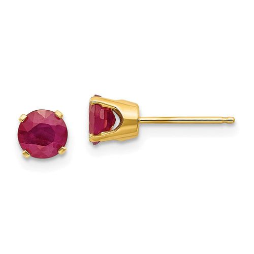 K 5mm Ruby Earrings - July - Jewelry - Modalova