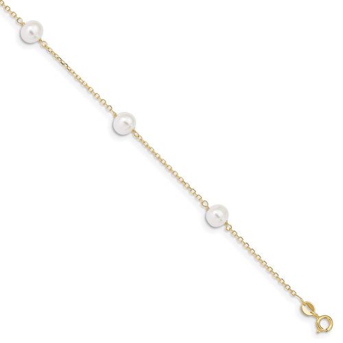 K 9 inch FW Cultured Pearl Anklet - Jewelry - Modalova