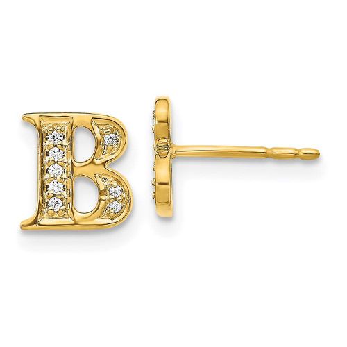 K Diamond Initial B Earrings - Jewelry - Modalova