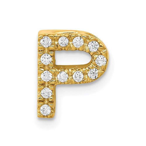 K Diamond Initial P Charm - Jewelry - Modalova