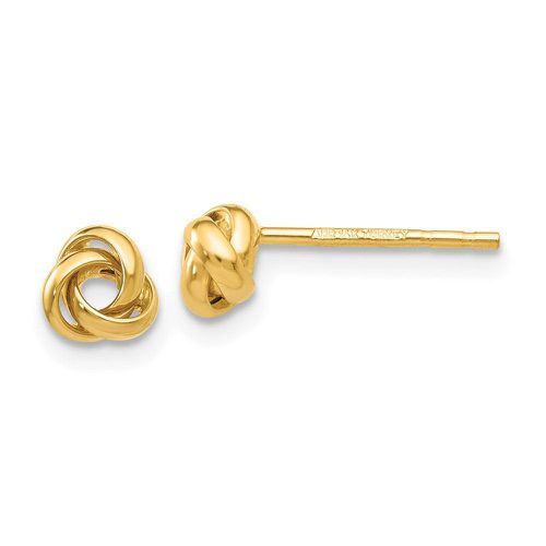 K Polished Knot Post Earrings - Jewelry - Modalova