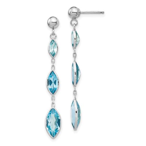 K WG Blue Topaz Post Earrings - Jewelry - Modalova