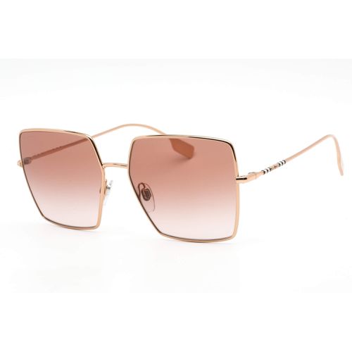 Women's Sunglasses - Rose Gold Square Full Rim Metal Frame / 0BE3133 133713 - BURBERRY - Modalova
