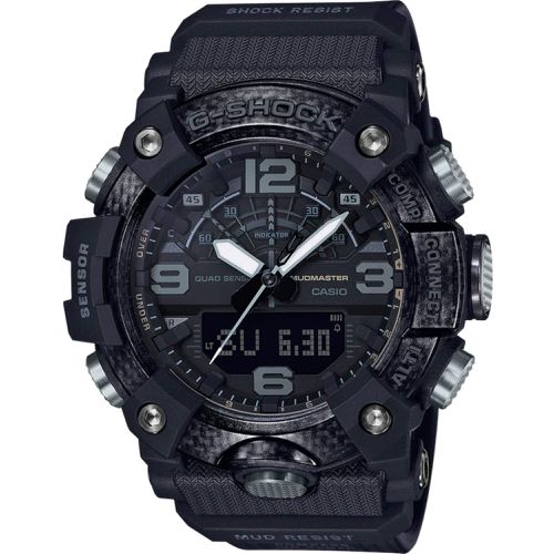 Men's Watch - G-Shock Mudmaster Black Analog-Digital Dial Compass / GGB100-1B - Casio - Modalova