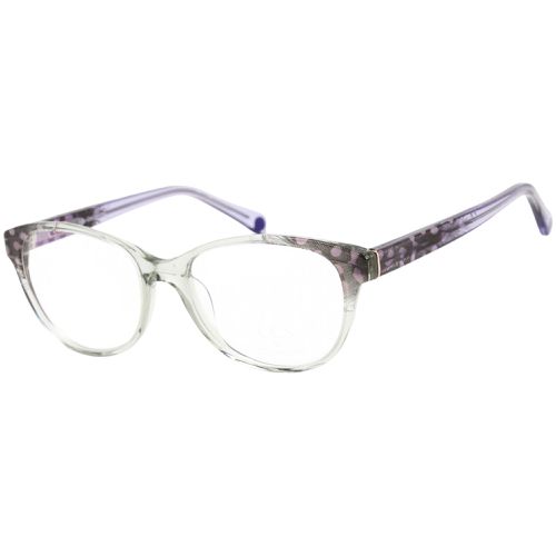 Unisex Eyeglasses - Clear Demo Lens Grey Oval Frame / CCS104 06-09 - Ccs By Coco Song - Modalova