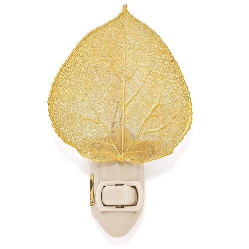 K Gold Dipped Aspen Leaf Nightlight - Jewelry - Modalova