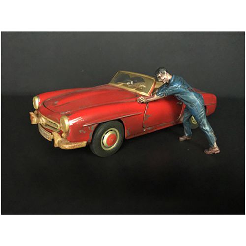 Figurine IV - Zombie Mechanic for 1/18 Scale Models Blister Pack - American Diorama - Modalova