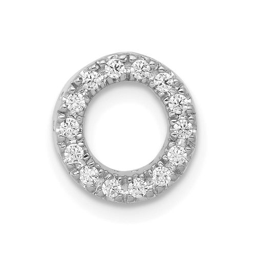 K White Gold Diamond Initial O Charm - Jewelry - Modalova