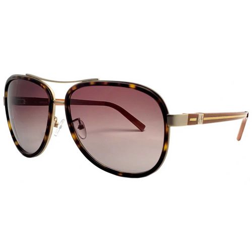 Women's Sunglasses - Full Rim Gold/Havana / CK1191SA 004 - Calvin Klein - Modalova