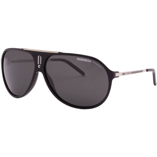 Men's Sunglasses - Black Palladium Full Rim Aviator Frame Grey Lens / HOT 0CSA - Carrera - Modalova