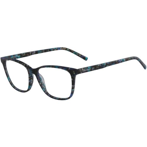 Women's Eyeglasses - Blue Marble Plastic Square / 6010 432 - Calvin Klein - Modalova