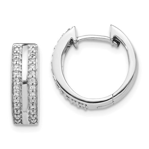 K White Gold Diamond Hinged Earrings - Jewelry - Modalova