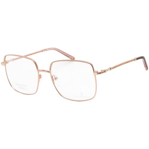 Men's Eyeglasses - Shiny Pink Gold Square Shaped Metal Frame / PC71023 C03 - Charriol - Modalova