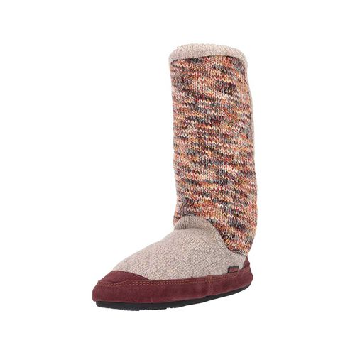 Women's Slouch Boots - Block Design, Sunset Cable Knit, Medium / A10161SCKWM - Acorn - Modalova