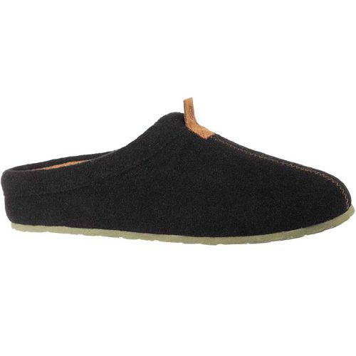 Men's Wool Slippers - Faux Wool Algae Infused, Black, X-Large / A19023BLKMXL - Acorn - Modalova