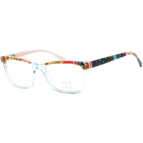 Unisex Eyeglasses - Clear Demo Lens Square Shape Frame / CCS108 01-09 - Ccs By Coco Song - Modalova